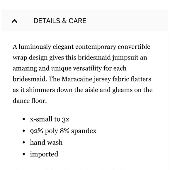 Dessy platinum Twist Wrap jumpsuit - Picture 14 of 15